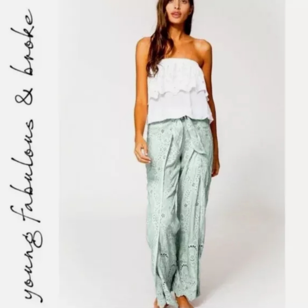 Young Fabulous & Broke Eyelet Pants